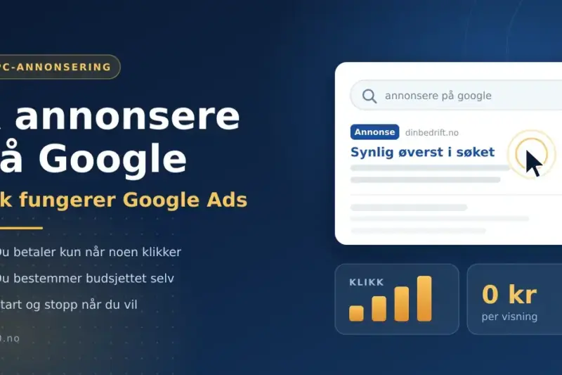 Å annonsere på Google: slik fungerer Google Ads
