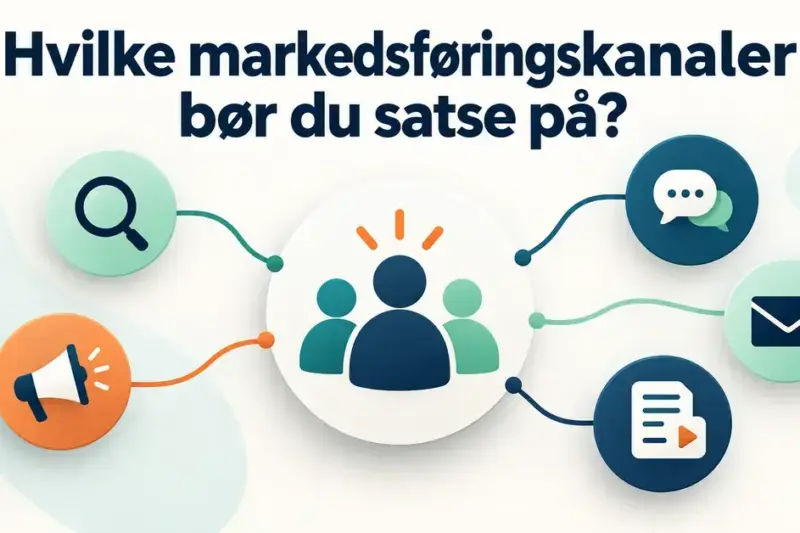 Hvilke markedsføringskanaler bør du satse på?